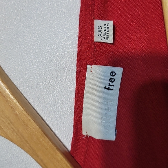 Aritzia Wilfred Free red Brinkley dress size xxs - Picture 6 of 8